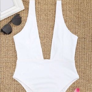 White bathing suit NWT